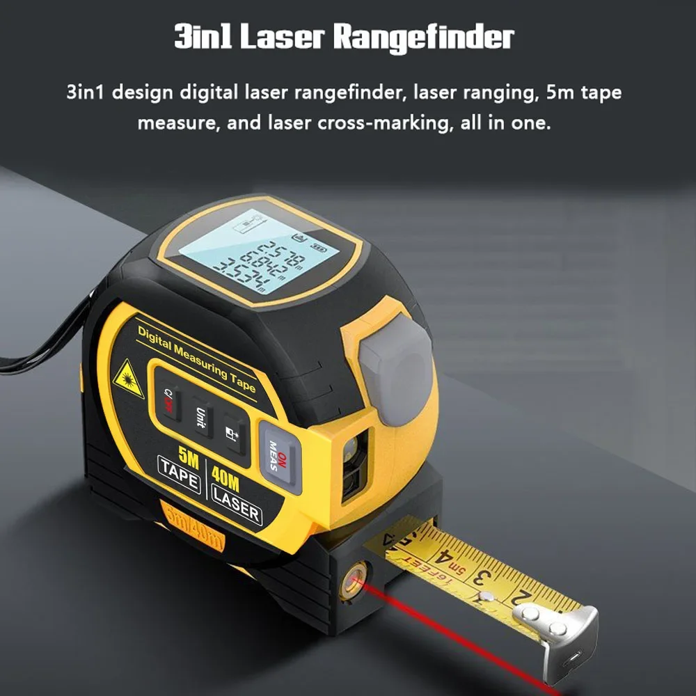 Industrial Laser Training - 백라이트 거리 측정기 건물 측정 장치