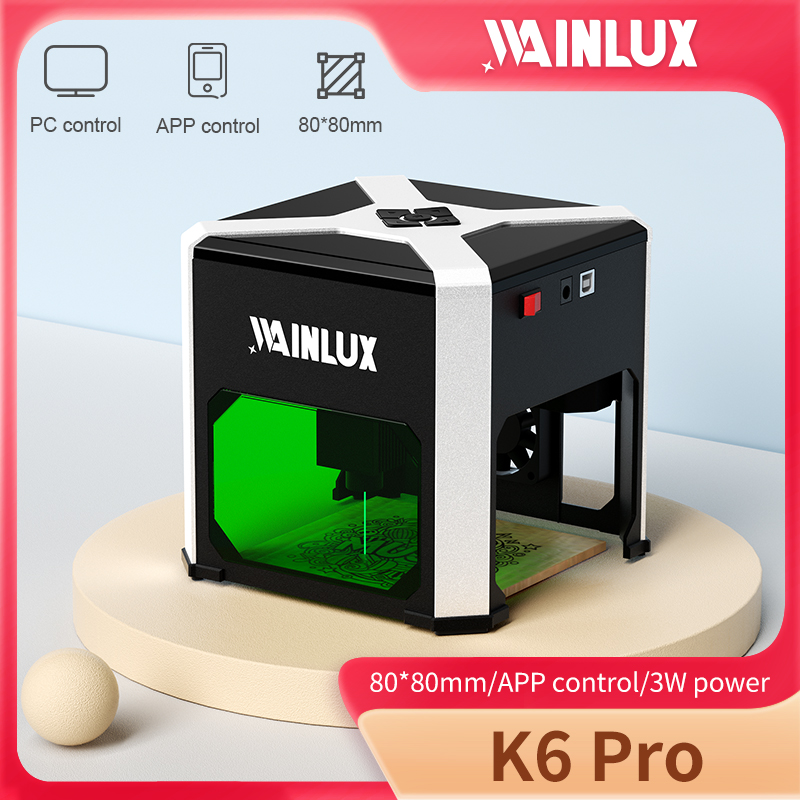 Industrial Laser Applications - Wainlux 레이저 조각기, K6 마크 프린터