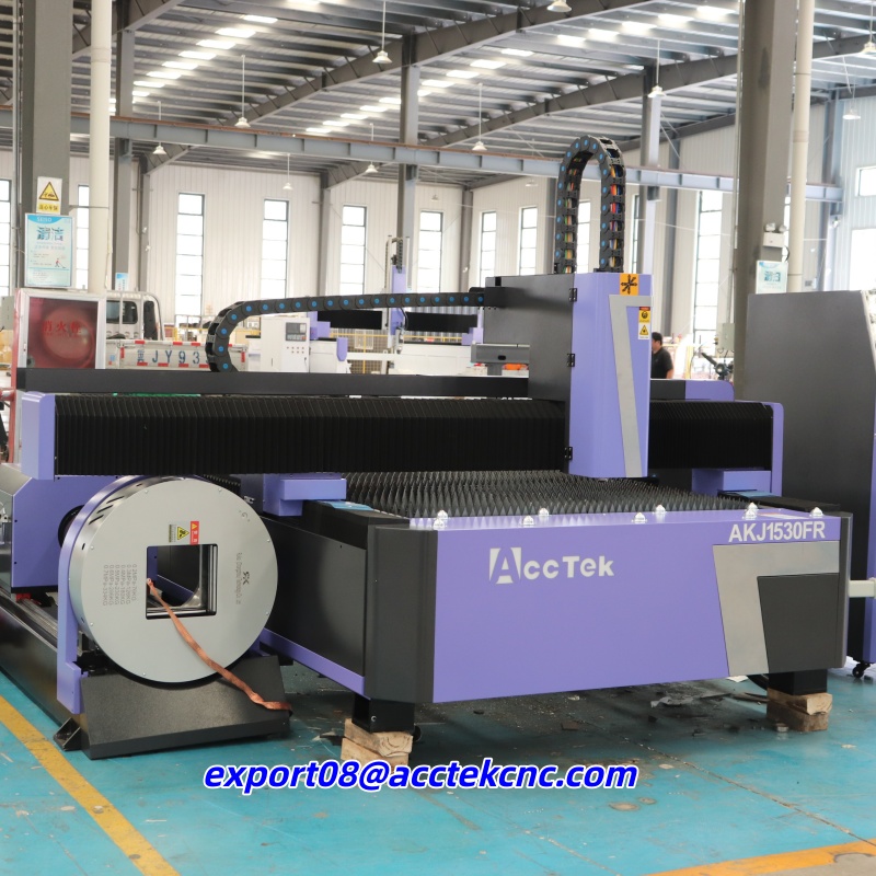 저가형 회전 장치가 있는 갠트리 자동화 섬유 레이저 절 - Industrial Laser Cutting Machine Price 리뷰 및 가격