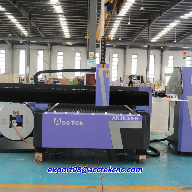 저가형 회전 장치가 있는 갠트리 자동화 섬유 레이저 절 - Industrial Laser Cutting Machine Price 리뷰 및 가격