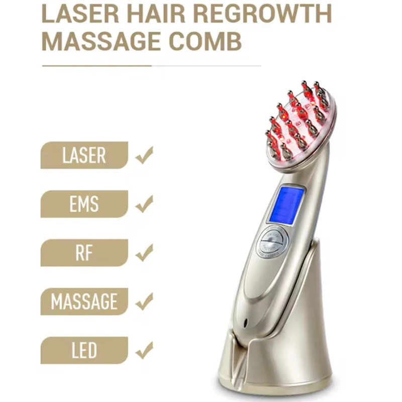 휴대용 레이저 모발 재생 기기(RF/EMS/진동 기능  - Industrial Handheld Laser 리뷰 및 가격