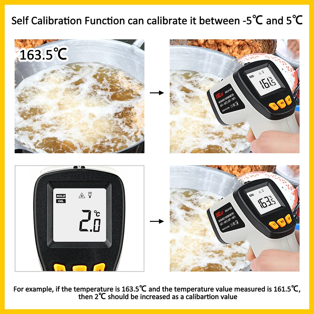 XRCLIF 비접촉 고온계 레이저 적외선 온도계, 계량 - Industrial Laser Temperature 리뷰 및 가격
