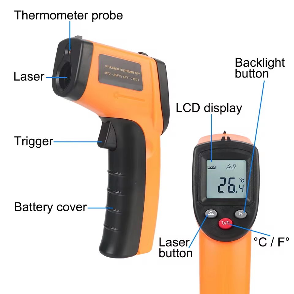 새로운 T600 T600A 디지털 적외선 온도계 건 - - Industrial Laser Temperature 리뷰 및 가격