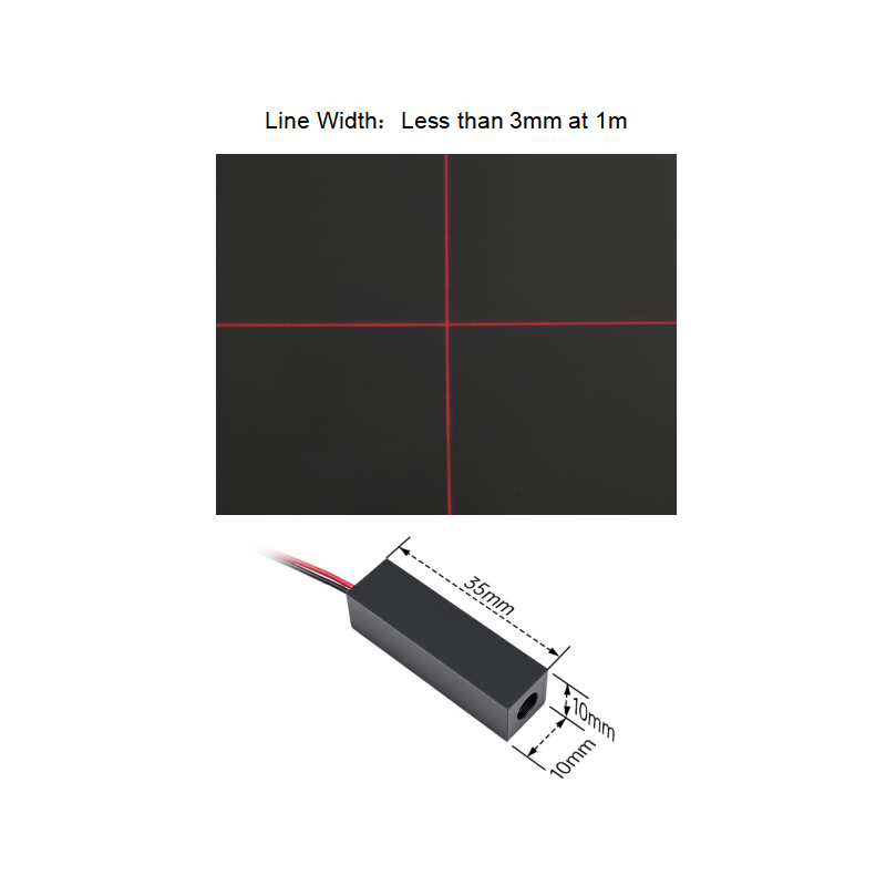 소형 적십자 레이저 모듈 650nm 직사각형 10×10 - Industrial Grade Laser 리뷰 및 가격