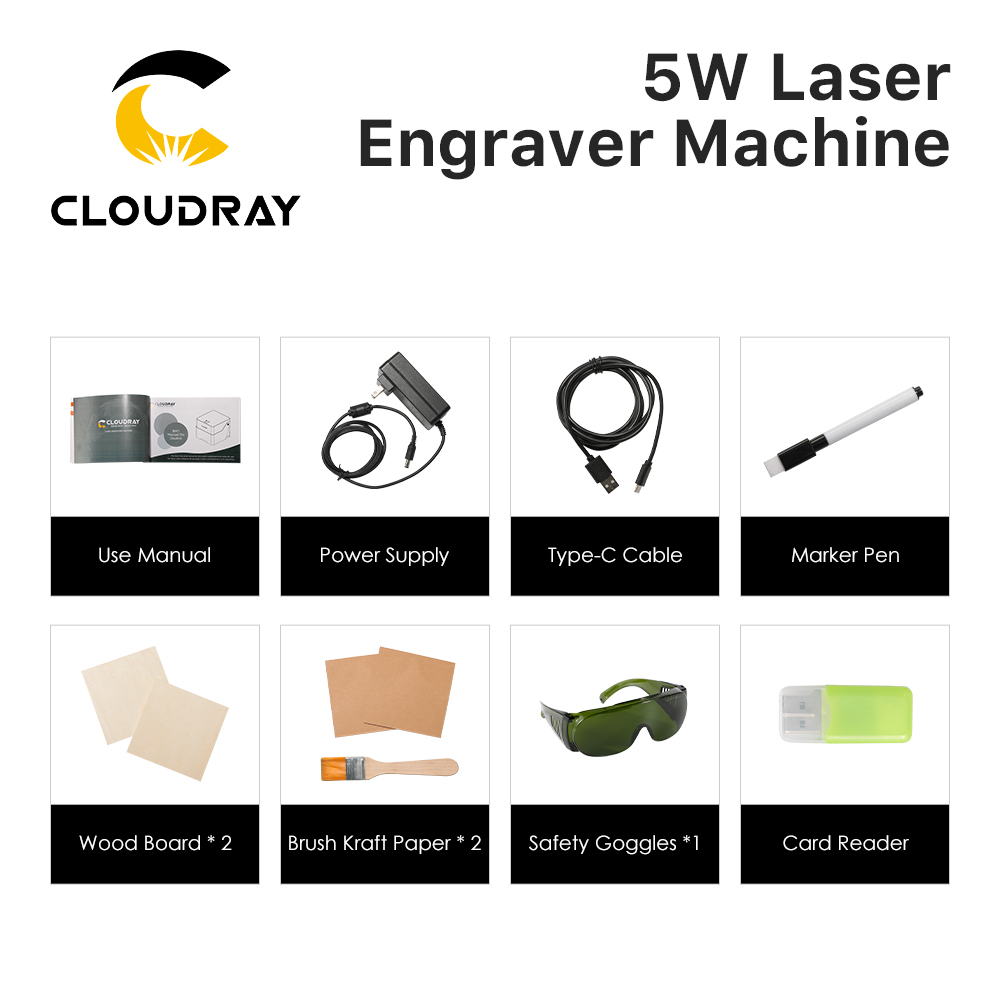 클라우드레이 레이저 조각기 BM1 마크 프린터 커터 목 - Industrial Laser Applications 리뷰 및 가격