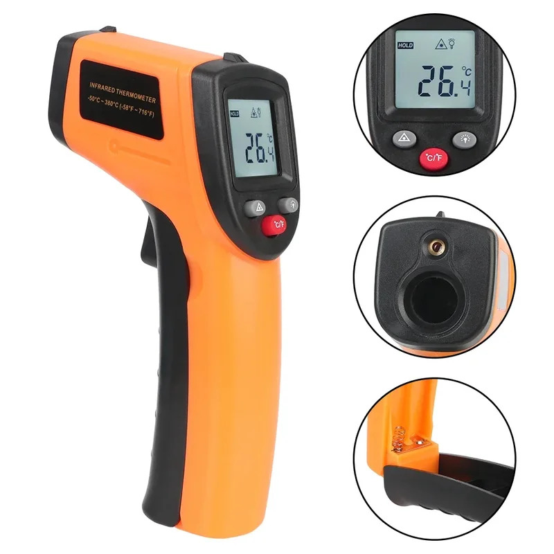 -50~380 ° C 산업용 적외선 온도계 비접촉식 G - Industrial Laser Temperature Sensor 리뷰 및 가격