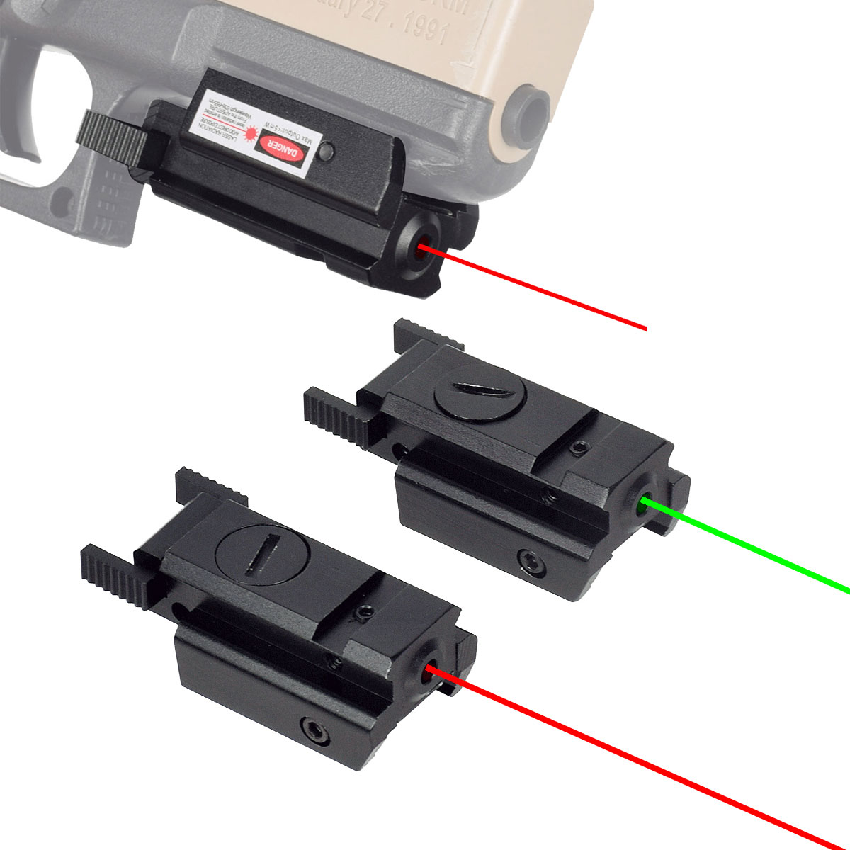 전술 빨간색 녹색 도트 레이저 시력 범위 11mm Do - Industrial Laser Gun 리뷰 및 가격